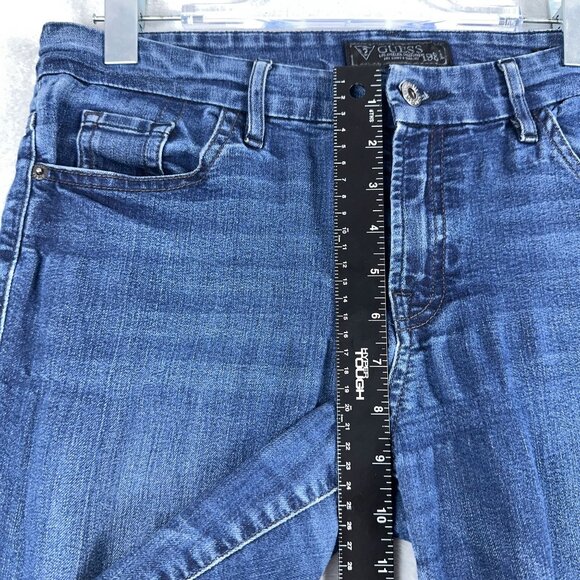 Guess Curvy Sophia Skinny Jeans Medium Wash Mid Rise Blue Womens Size W34 - Picture 7 of 10